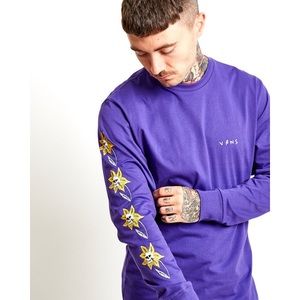 VANS Skull Flowers Purple Unisex T-Shirt